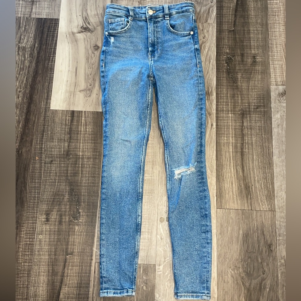 ZARA high rise skinny jeans size 2